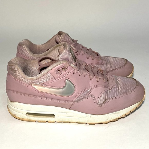 Nike Air Max 1 Jelly Puff AT5248-500 Pink Plum Chalk Sneakers Women’s Size 8.5 - Picture 1 of 12